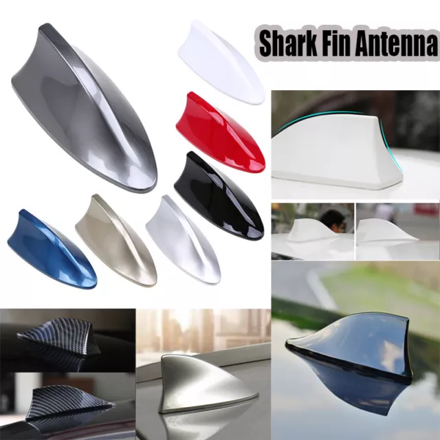 Universal  Multi-Color Shark Fin Roof Car AUTO Antenna Radio FM/AM Aerial Cover