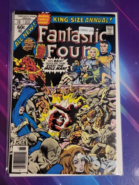 Fantastic Four Annual #13 Vol. 1 High Grade 1St App Newsstand Marvel Cm50-205