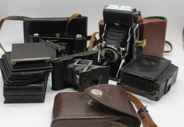 F x4 Antique/Vintage Folding Film Cameras Inc. Kodak, Kodak Autographic No A-127