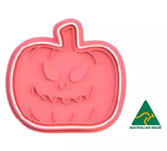 Cortador de galletas y sello en relieve de Halloween Jack-O-Lantern