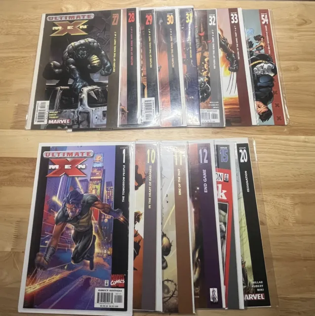 Ultimate X-Men Marvel Comics Comic Book Lot Run 2001