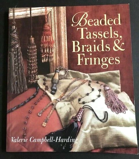 BORLAS, TRENZAS Y FLECOS CON CUENTAS Libro Campbell-Harding PROYECTOS DE DISEÑO ARTESANAL