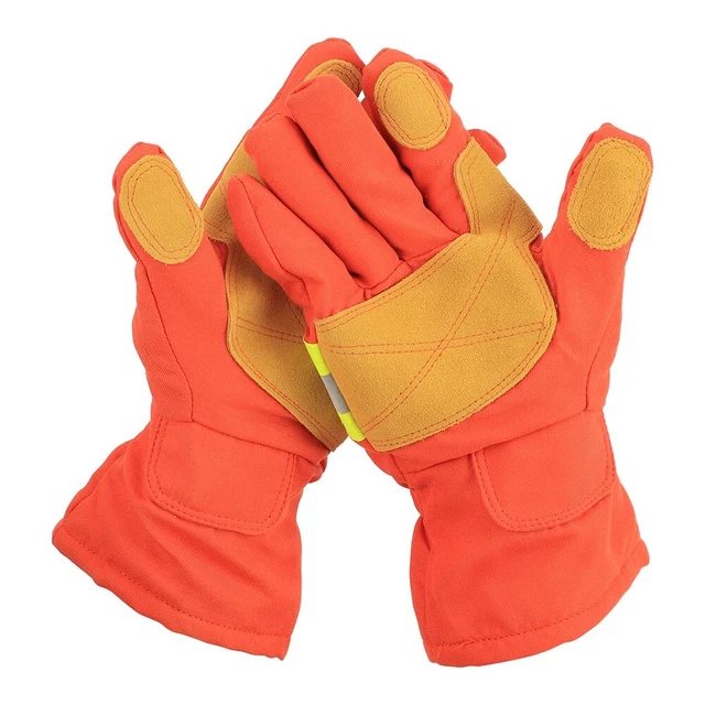 Gants Résistants Au Feu Gants De Lutte Contre L'incendie 2 Pièces Pour Pompiers