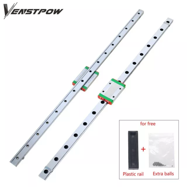 High Precision MGN12 MGN9 100 450 500 800mm Linear Rail Slide Linear Guide+Block