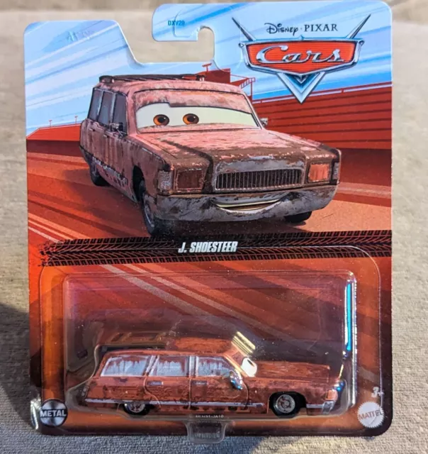 Disney Pixar Cars J.SHOESTEER  1.55 Diecast Mattel BNIB Rare!!!