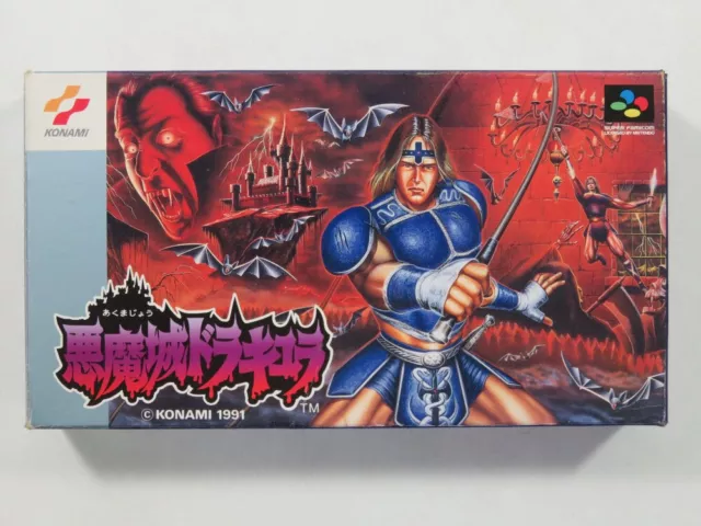 Akumajou Dracula (Super Castlevania Iv) Super Famicom (Sfc) Ntsc-Japan (Complete