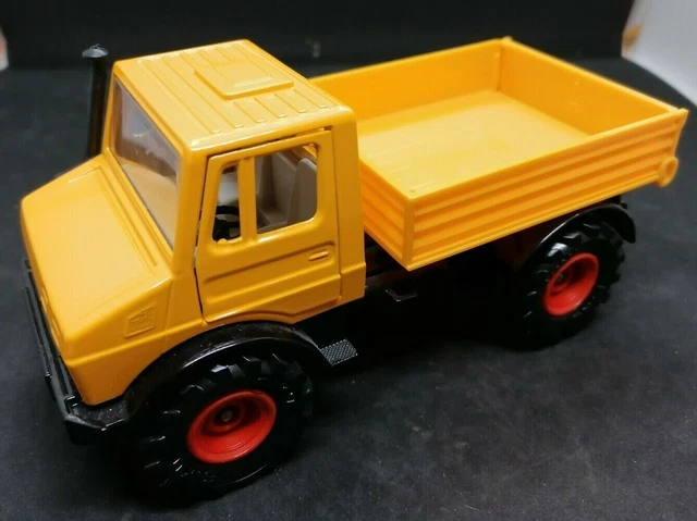 Siku 3153 Unimog Camion Benne Jaune – 1/32 – Miniature Agricole D'occasion