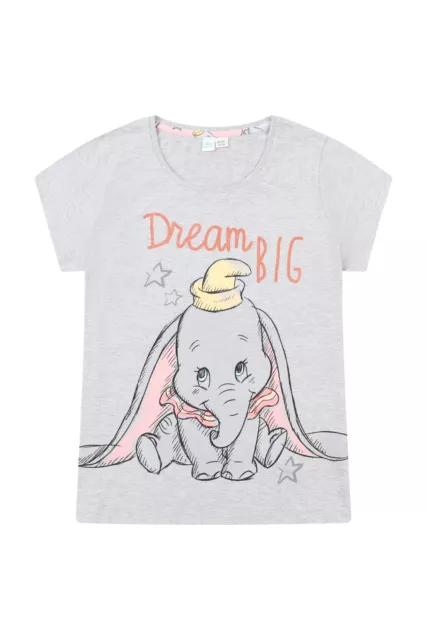 Disney Dumbo Dream Big Damen langes Pyjama-Set UK Größen 8 bis 20 w22 3