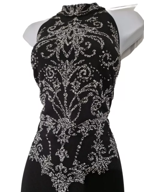 Abito formale da donna Joseph Ribkoff couture nero impreziosito fessura laterale 12. 3