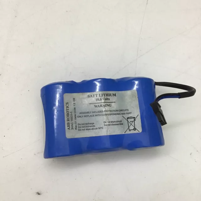 ABB ROBOTICS 3HAC 16831-1 Saft Lithium 10.8 Volts  Ref360