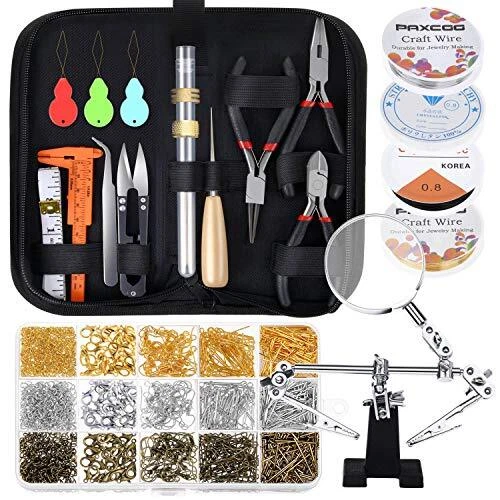 Jewelry Making Supplies Wire Wrapping Kit with Jewelry Beading Tools, Jewelry