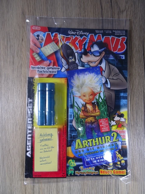  Micky Maus Heft  48/2009 mit Beilage Agenten-Set  brandneu OVP (8776)