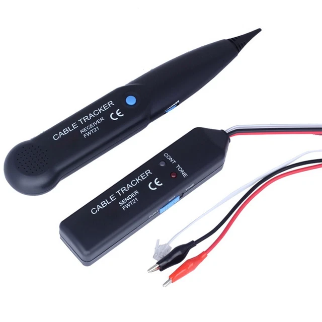 FWT21 Network Cable Tracer Line Finder Tester with Audio Signal Detectors