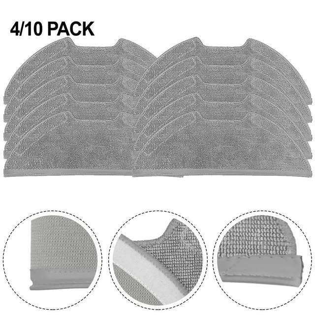 Chiffons Microfibre Lavables Pour Aspirateur Robot Eureka E20 / Evo-Plus – Lot De 4 Pièces