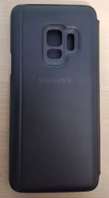 samsung galaxy s9 clear view standing cover Black