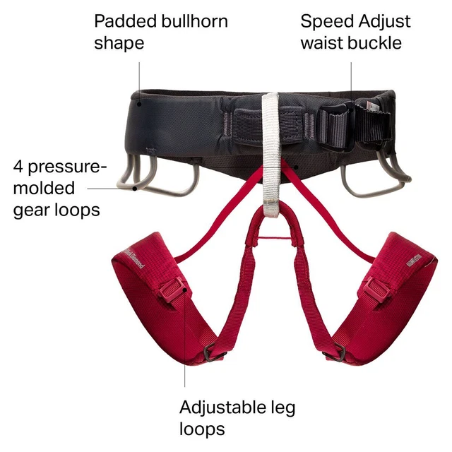 Black Diamond Momentum Harness - Women's 7