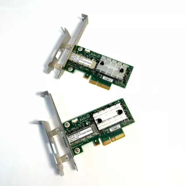 2 PIEZAS Mellanox MCX311A-XCAT CX311A ConnectX-3 EN 10G Ethernet 10 GbE SFP+ NIC PCIe