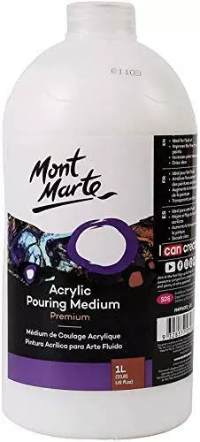 Mont Marte Premium Acrylic Pouring Medium 1L (33.8oz)