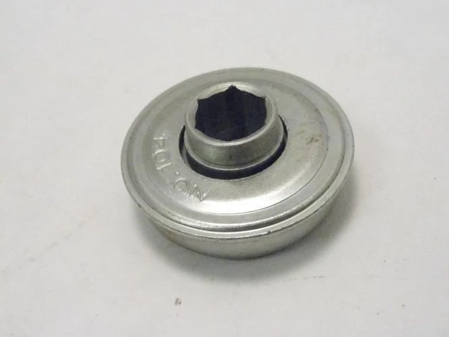 200251 Old-Stock; MFG- No. 104 Bearing; 12mm Hex; 38.20mm OD; 41mm Flange