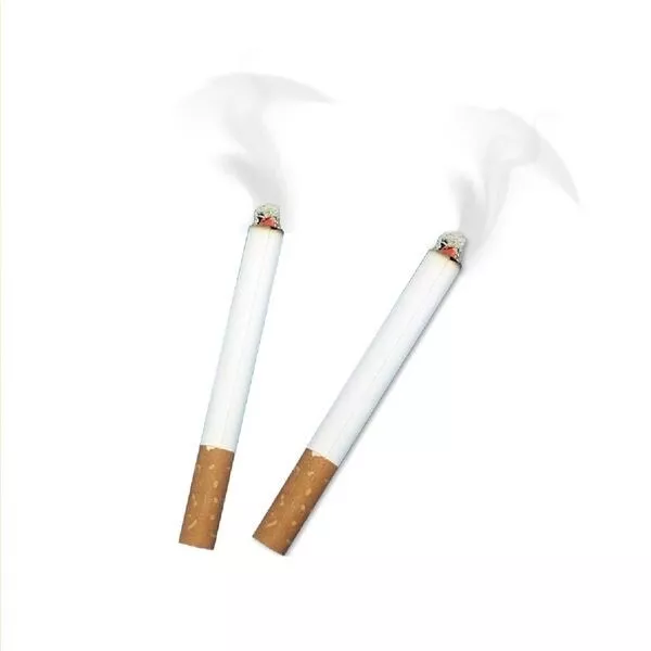 2 Fausses cigarettes effet fumée Farce et attrape