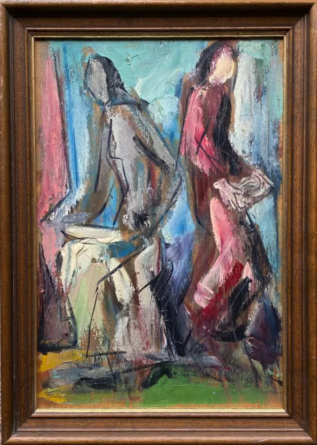 ILIO BURRUNI (1917-2016) 2 figure con cornice: 24x33,6 cm. EUR