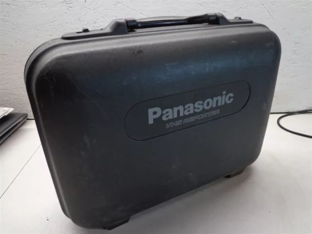 Panasonic VHS Reporter Camcorder AG-188 hard case