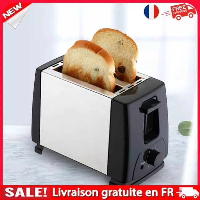 2 Slices Bread Baking Oven Stainless Steel for Bread Bagel Waffle (EU)