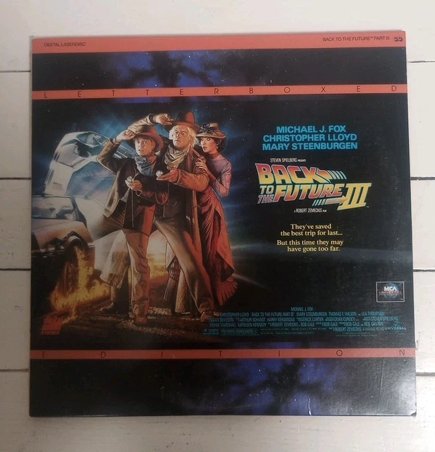 BACK TO THE Future Part III 3 Letterbox Laserdisc LD Michael J back-to-the-future-part-iii-3-letterbox-laserdisc-ld-michael-j