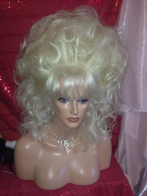 Elite Brand Wigs! Gorgeous Sexy Big Hair Wavy Curls Teased So Glam Volume Body