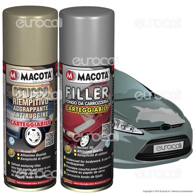STUCCO METALLICO POLIESTERE 2KG PER CARROZZERIA METALLI METALLO AUTO - Foto 6