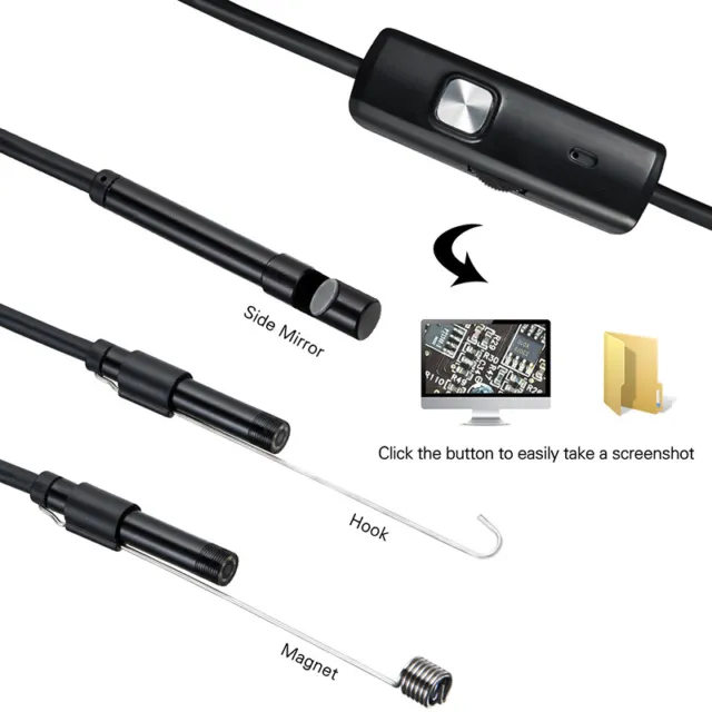 Mini Endoskop Kamera 7 mm / 5,5 mm USB-Kamera für Android Inspektions EndoskoBA 2