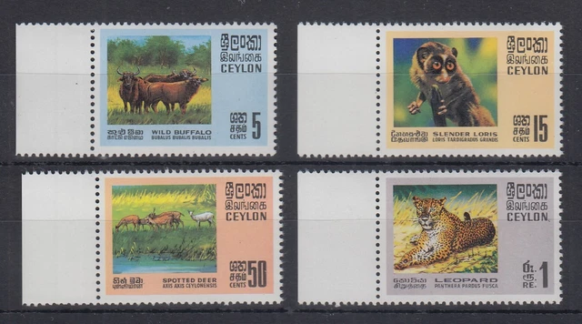Sri Lanka Ceylon 1970 Tiere Mi.-Nr. 395-98 Satz kpl. **