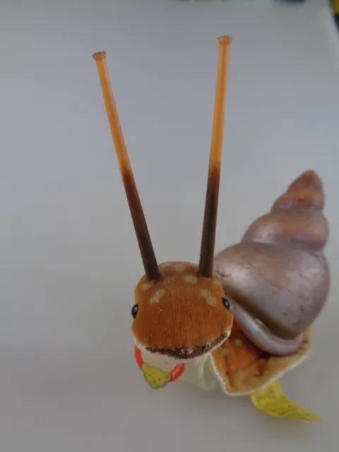 Steiff Schnecke Nelly braun 2410,03 KFS 10cm 1961 - 1963 (7295) 2