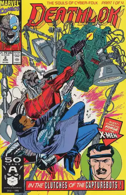 Deathlok #2 Marvel Comics August Aug 1991 (VFNM)
