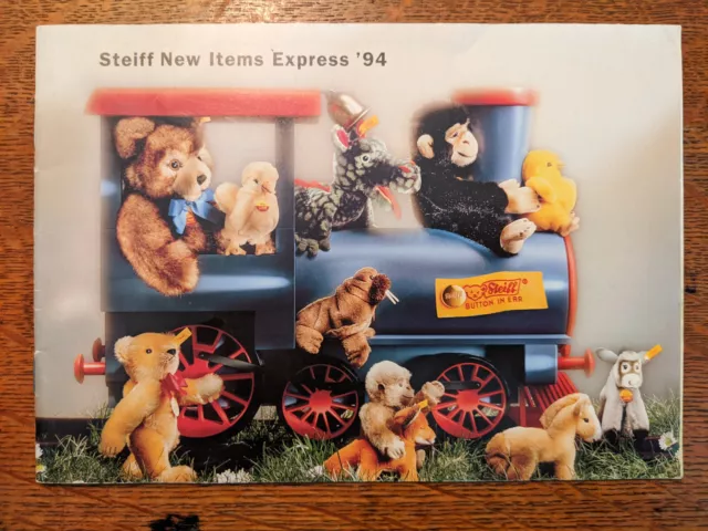 Steiff New Items Express '94 Catalogue Catalog 1994 Teddy Bear Animal Booklet