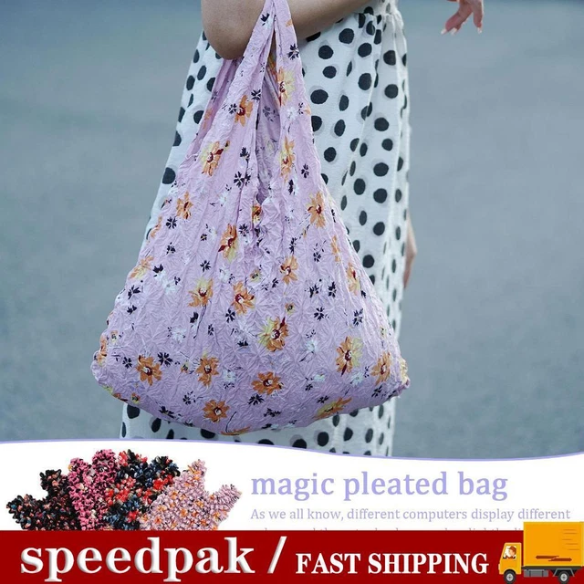 Magic borsa elasticizzata borsa a pieghe elegante borsa retrattile riutilizzabile borsa della spesa C3A3
