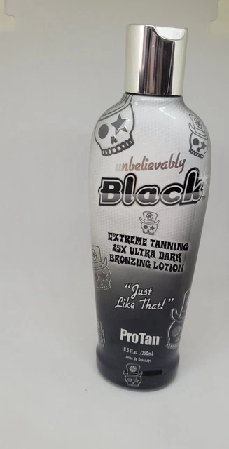 Loción bronceadora Pro Tan increíblemente negra para tumbona