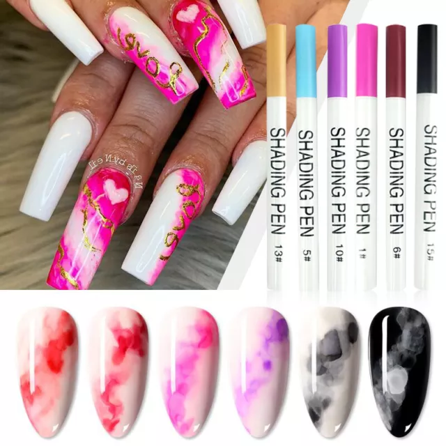 Arte en uñas Pluma de graffiti Floración UV Gel Esmalte Delineador Dibujo Pintura Lápiz Herramienta
