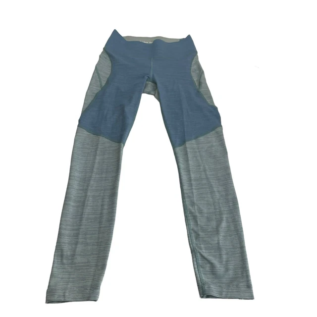 Outdoor Voices Blue Colorblock Warmup Leggings Pants Womens Size XS