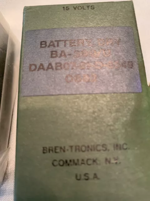 PRT 4 Battery Original Set  Of 2 New Old Stock