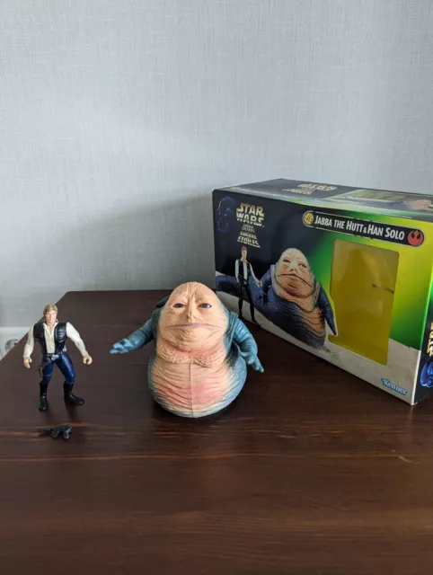 Star Wars POTF - Jabba The Hutt and Han Solo - Kenner 1997 - Mit OVP