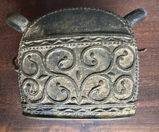 Antique Burmese Bronze Bell - Water Buffalo