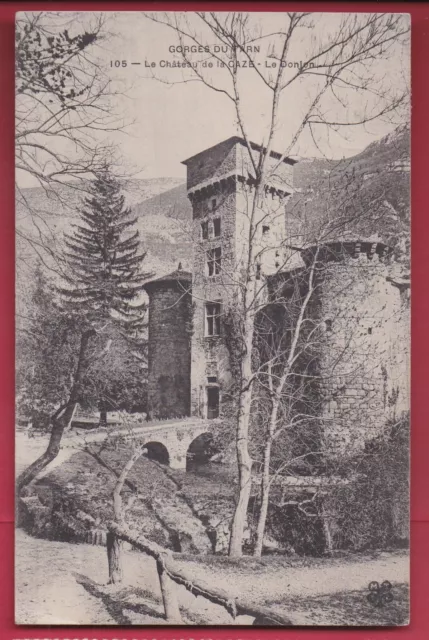 CPA 1912 Gorges du Tarn - Le Château de la Caze - Lozère - (48ZZG)