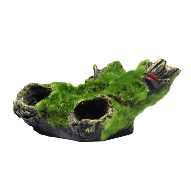Acquario Decorazione Piccolo Paesaggio Ornamenti Verde Naturale Realistico 11