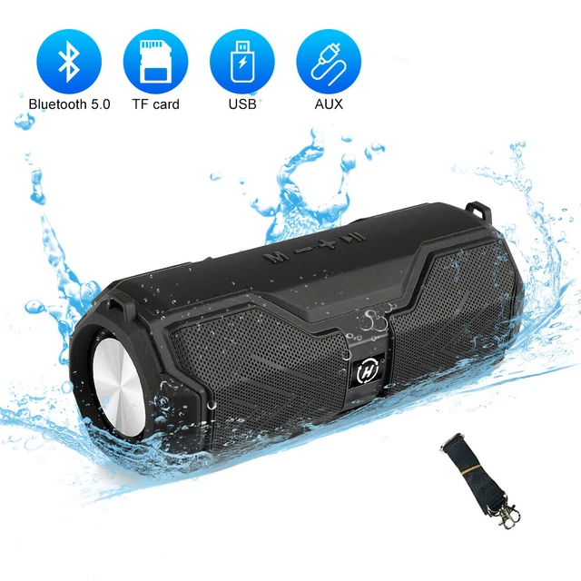 Portable Wireless Bluetooth 5.0 Speaker TWS Stereo Bass Subwoofer Outdoor USB FM