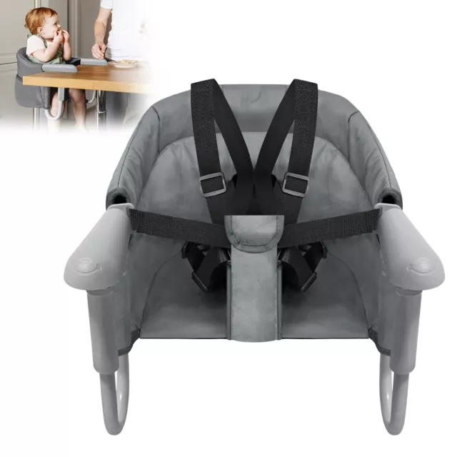 Babysitz Faltbar Baby Kindersitz Sitzerhöhung Tischsitz mit Aufbewahrungstasche