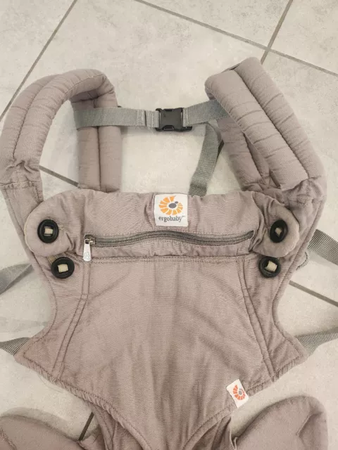 Ergobaby 360 Four Position Baby Carrier - Grey/Camel