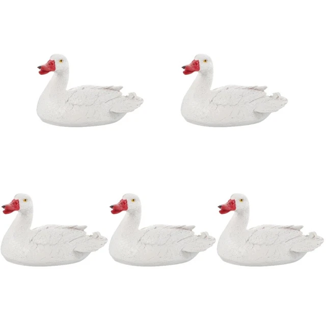 Set 5 Statue Canard Décor Animalier Décor De Statue Ornements