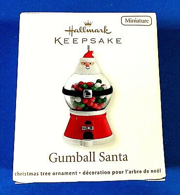 Hallmark "Gumball Santa" Miniature Ornament 2011