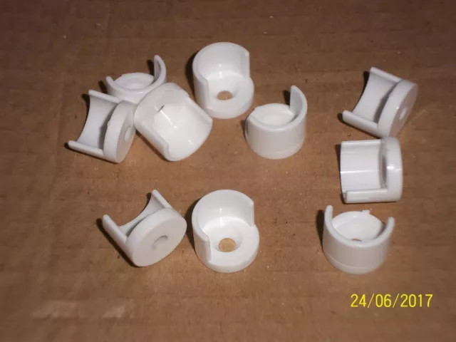 20 x 12mm PERCH END CUPS FOR CAGE & AVIARY BIRDS